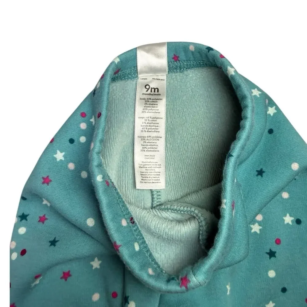 NWOT Carter's Sweatpants Baby Girl Blue 9 Months